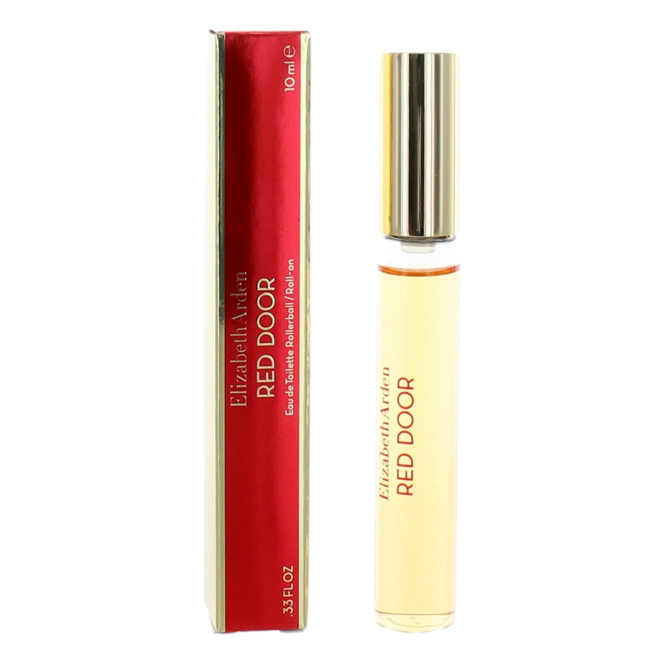 Bottle of Red Door by Elizabeth Arden, .33 oz Eau De Toilette Rollerball for Women
